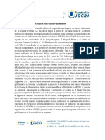 Gacetilla de Prensa Talleres de Seguridad de Hogares para Barrios Vulnerables