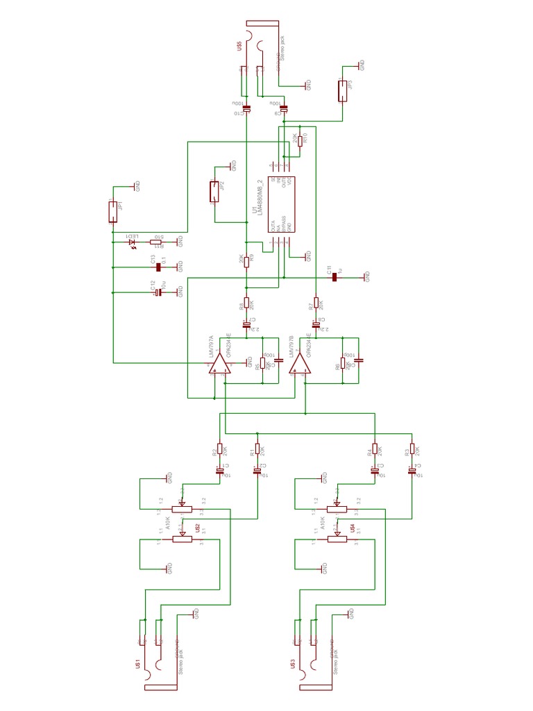 Audio Mixer Skema | PDF