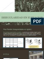 Irregularidad en Elevacion