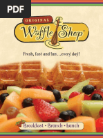 The Original Waffle Shop Menu