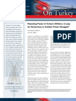 Receding Power of Turkey's Military: A Leap for Democracy or Another Power Struggle?