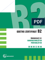 Deutsch Uebung Test b2 4 Goethe Zertifikat Pruefung