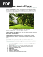 Áreas Verdes Urbanas
