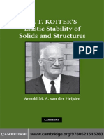 Arnold M. A. Van Der Heijden - W. T. Koiter's Elastic Stability of Solids and Structures (2008, Cambridge University Press)