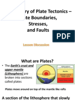Plate Boundaries, Stress, Faults