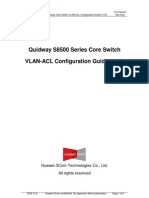 Quidway S8500 Series Core Switch VLAN-ACL Configuration Guide V1.00