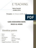 Bed Site Teaching: Ilmu Kesehatan Mata Rsud Al-Ihsan