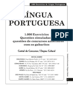 1000 exercícios de Língua Portuguesa