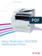 Xerox Workcentre 5022/5024 Multifunction Printer: Technical Overview