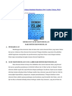 Resume Buku Ekonomi Islam Madzhab Hamfara Dwi Condro Triono