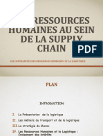 Les Ressources Humaines Au Sein de La Supply