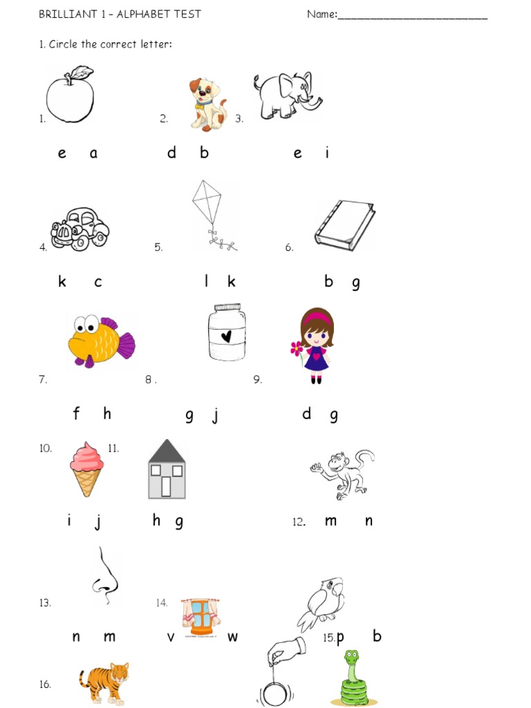 BRILLIANT 1 Alphabet Test NW PDF Text Western Calligraphy