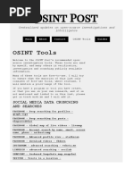 Osint Tools - Osint Post