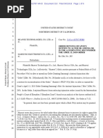 18-06-19 Huawei v. Samsung - Denial of Motion to Alter Judgment