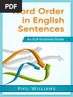 Download Word Order in English Sentences - Phil Williams by Tint Swe Oo SN382402859 doc pdf