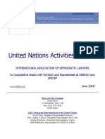 IADL United Nations Activities Bulletin - June 2018