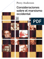 Consideraciones Sobre El Marxismo Occidental Anderson Perry PDF