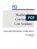 Benchmarking Cost Savings and Cost Avoidance PDF