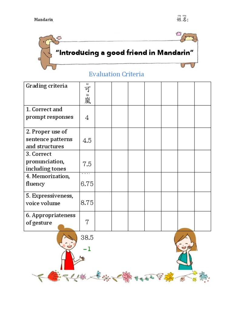 EVALUATION CRITERIA EXAMPLES PDF visual data 4
