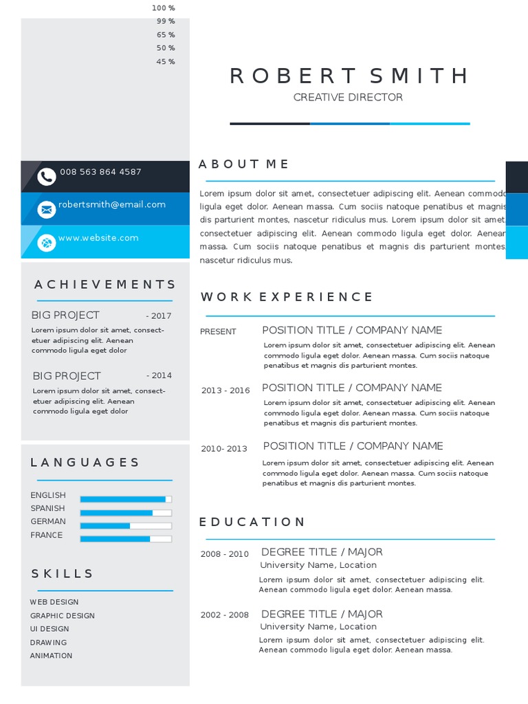 Tagalog Resume Sample for Belgium | PDF | Text