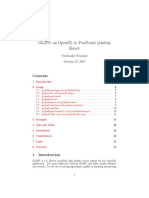 Gl2Ps: An Opengl To Postscript Printing Library: Christophe Geuzaine October 17, 2015
