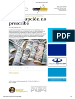 La Corrupción No Prescribe