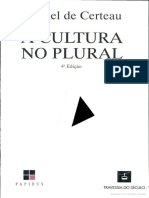 CERTEAU, Michel De. A Cultura No Plural PDF