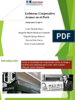 El Buen Gobierno Corporativo y Su Avance en El Perú