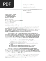 FBI Response Letter to Judiciary Chairmen Bob Goodlatte 6-22-18