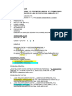 Problema Bosquejo Tema de Investigación