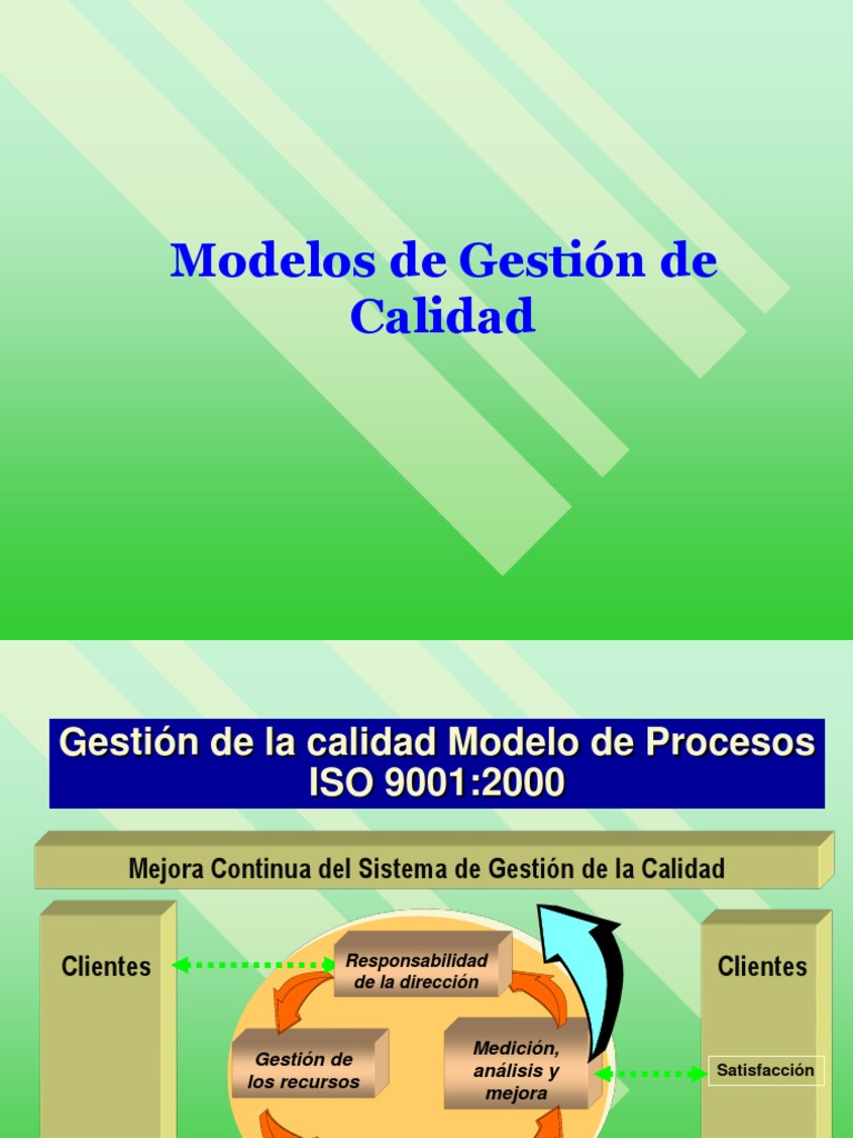 Modelos de Gestión de la Calidad y Excelencia | PDF | Gestión de la ...
