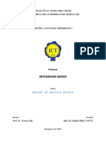 SDN Denial of Service Attack in Mininet