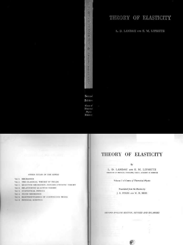 Landau, Lifshitz - Theory of Elasticity (87s) | PDF
