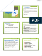 Control Prenatal 2013. CLASE 1 PDF