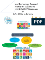 Science and Technology Research Partnership For Sustainable Development (Satreps) Proposal On Iot X SDG X Indonesia