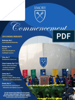 Commencement: 2018 Schedule Highlights