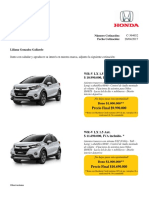 Cotizacion Honda