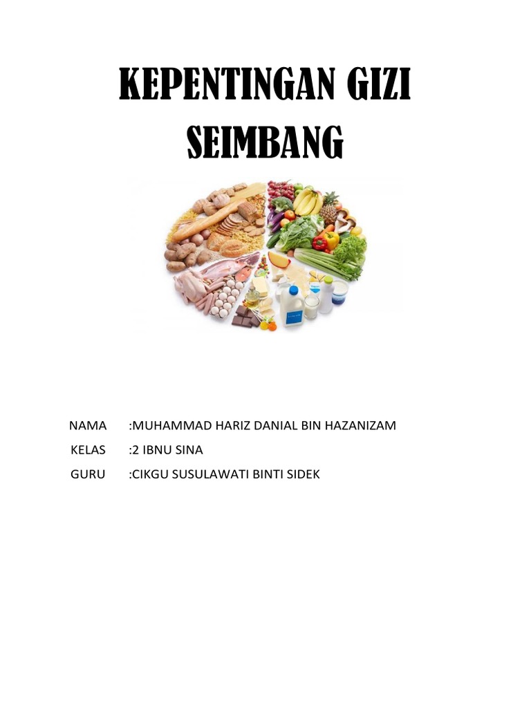 Kepentingan Gizi Pdf