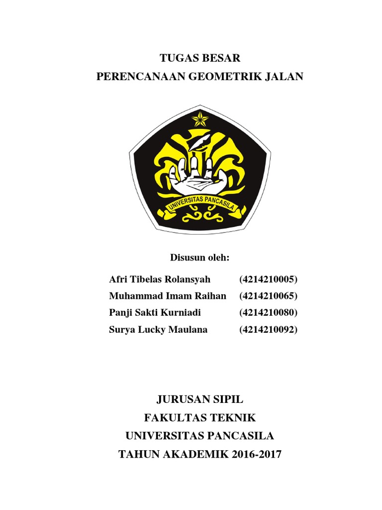 Tugas Perencanaan Geometrik Jalan Pdf