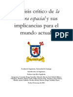 Análisis Crítico de La Carrera Espacial y Sus Implicancias para El Mundo Actual