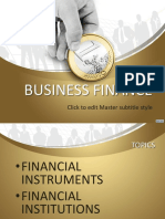 Business Finance: Click To Edit Master Subtitle Style