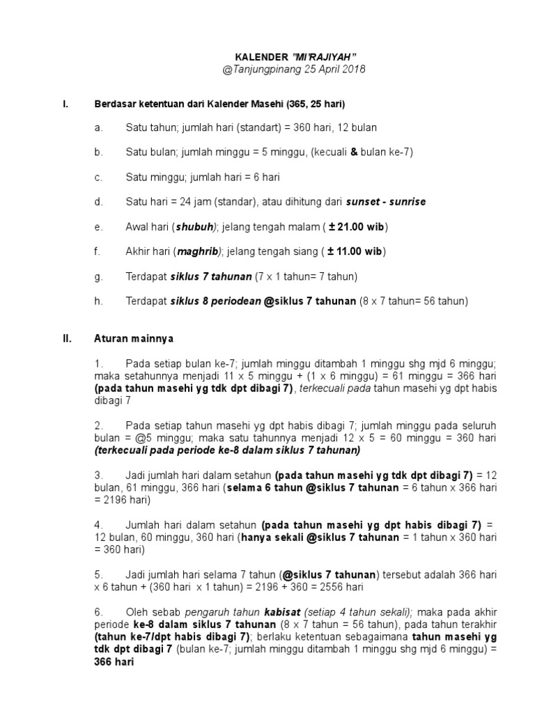 Kalender Mi Raj