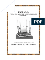 Proposal Pembangunan Masjid 