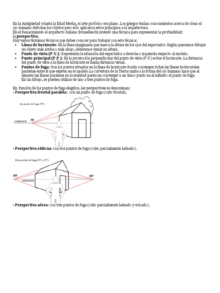 Punto de Fuga | PDF | Perspectiva (Gráfica) | Dibujo, image size:768x1024