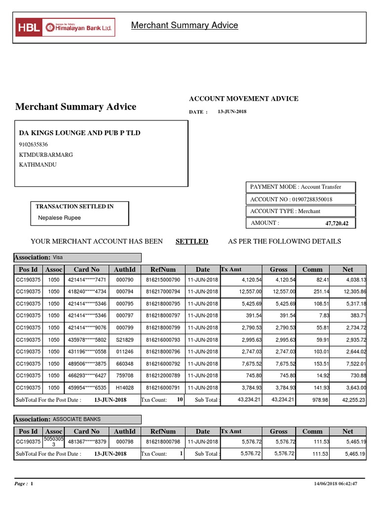 REP (50611199) MerchantCommissionReport | PDF | E Commerce ...