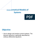 Feedback and Control System - Mathematical Model - Engr. Magsumbol