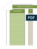 Datos de Excel para AutocadOk