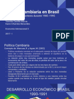 Política Cambiaria en Brasil 