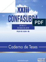 Caderno de Teses - Xxiii Confasubra - 2018