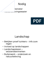 Landschap Bijeenkomst 4